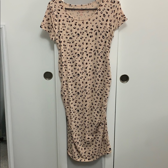 Isabel Maternity by Ingrid & Isabel Dresses & Skirts - Cheetah Midi Maternity Dress